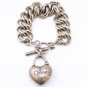 Vintage Chloe Bracelet with Large Heart