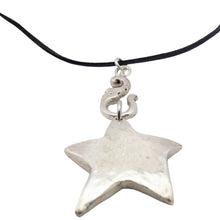 Load image into Gallery viewer, HQM Solid Sterling Silver Hand Crafted Irregular Star Pendant Necklace