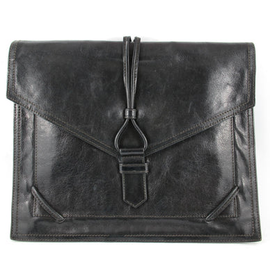 Vintage YSL Leather Envelope Clutch