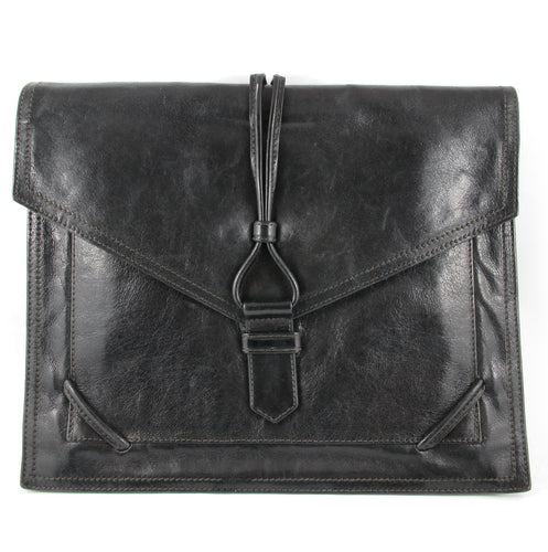 Vintage YSL Leather Envelope Clutch