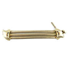 Load image into Gallery viewer, Vintage Gold Plated Strand Snake Link Bangle