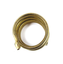 Load image into Gallery viewer, Vintage Gold Plated Snake Coil Bangle