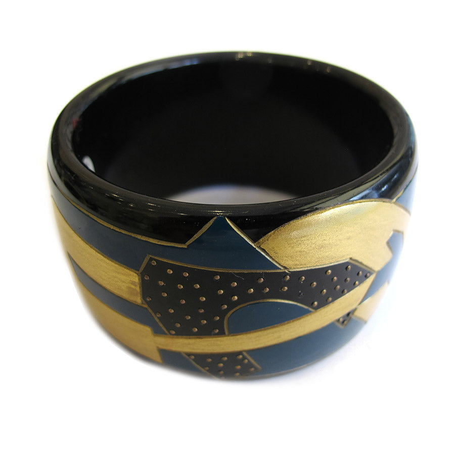 French Painted Deco Bangle