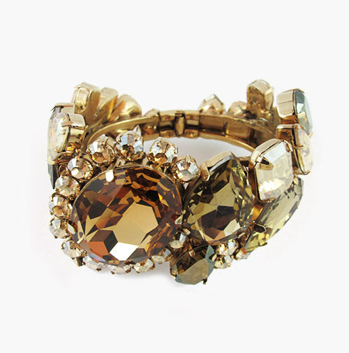 Large Austrian Crystal Cuff