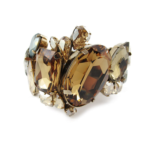 Large Austrian Crystal Cuff