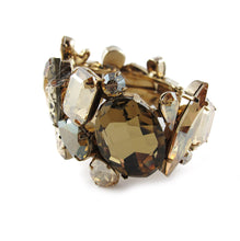 Load image into Gallery viewer, Large Austrian Crystal Cuff