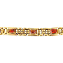 Load image into Gallery viewer, Vintage Topaz Stone Chain Bracelet c. 1960