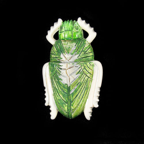 Vintage French Scarab Brooch c. 1930