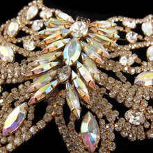 Load image into Gallery viewer, Vintage 1970&#39;s Crystal Butterfly Brooch