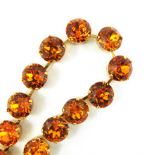 Load image into Gallery viewer, Harlequin Market Crystal Accent Necklace - Topaz (medium)