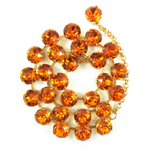 Load image into Gallery viewer, Harlequin Market Crystal Accent Necklace - Topaz (medium)
