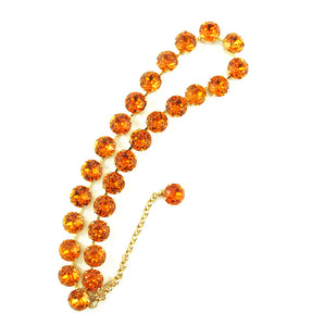 Harlequin Market Crystal Accent Necklace - Topaz (medium)