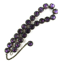 Load image into Gallery viewer, Harlequin Market Crystal Accent Necklace - Heliotrope (Large)