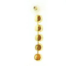 Load image into Gallery viewer, Harlequin Market 6 Drop Crystal Earrings - Aquarmarine