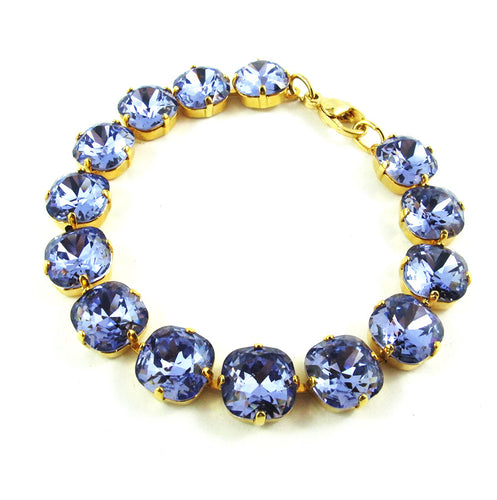 Harlequin Market Small Crystal Bracelet - Light Amethyst