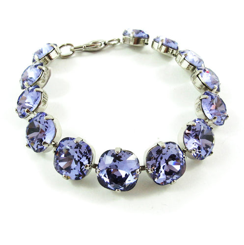 Harlequin Market Small Crystal Bracelet - Light Amethyst