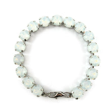 Load image into Gallery viewer, Harlequin Market Crystal Bracelet - White Opal