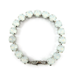 Harlequin Market Crystal Bracelet - White Opal