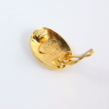 Load image into Gallery viewer, Chanel Vintage Gold CC CHANEL PARIS Oval Earrings c. 2000 (Clip-on) - Harlequin Market