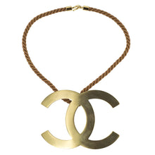 Load image into Gallery viewer, Chanel Vintage Oversized CC Choker Rope Necklace c. 2000 - Harlequin Market