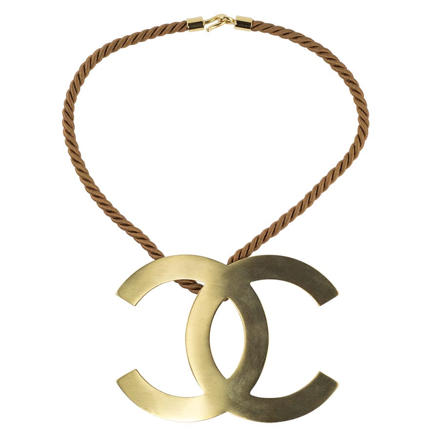 Chanel Vintage Oversized CC Choker Rope Necklace c. 2000 - Harlequin Market