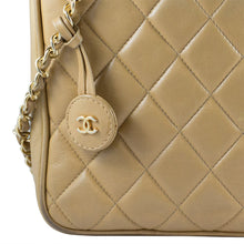 Load image into Gallery viewer, Chanel Vintage Quilted Beige Leather Chain Shoulder Bag c. 1970 - Harlequin Market