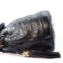 Load image into Gallery viewer, Chanel Vintage Quilted Leather Drawstring Chain Shoulder Bag c. 1980 - Harlequin Market