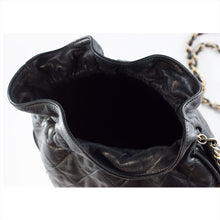 Load image into Gallery viewer, Chanel Vintage Quilted Leather Drawstring Chain Shoulder Bag c. 1980 - Harlequin Market