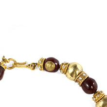 Load image into Gallery viewer, Chanel Vintage Red Gripoix &amp; Crystal Choker Necklace. 1970 - Harlequin Market