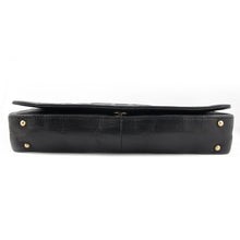 Load image into Gallery viewer, Vintage Chanel Black Lambskin Chocolate Bar Evening Bag c. 1980&#39;s