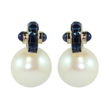 Load image into Gallery viewer, Ciner NYC 18K Gold Plated Faux Pearl - Crystal Earrings