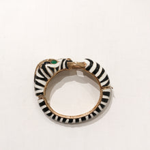 Load image into Gallery viewer, Ciner NY 18K Gold Plating Zebra Box &amp; Tongue Clasp Bracelet - Harlequin Market