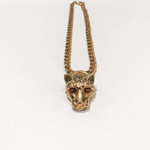 Load image into Gallery viewer, Ciner NY Gold Plated Small Cougar Chain Necklace
