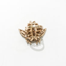 Load image into Gallery viewer, Ciner NY 18K Gold Plated, Pearl &amp; Crystal Dragonfly Ring - Harlequin Market
