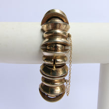 Load image into Gallery viewer, Vintage USA Unique Interlocking Movable Ball &amp; Socket Link Bracelet c.1950s