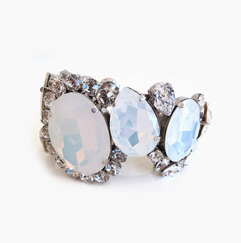 Large Austrian Crystal Cuff