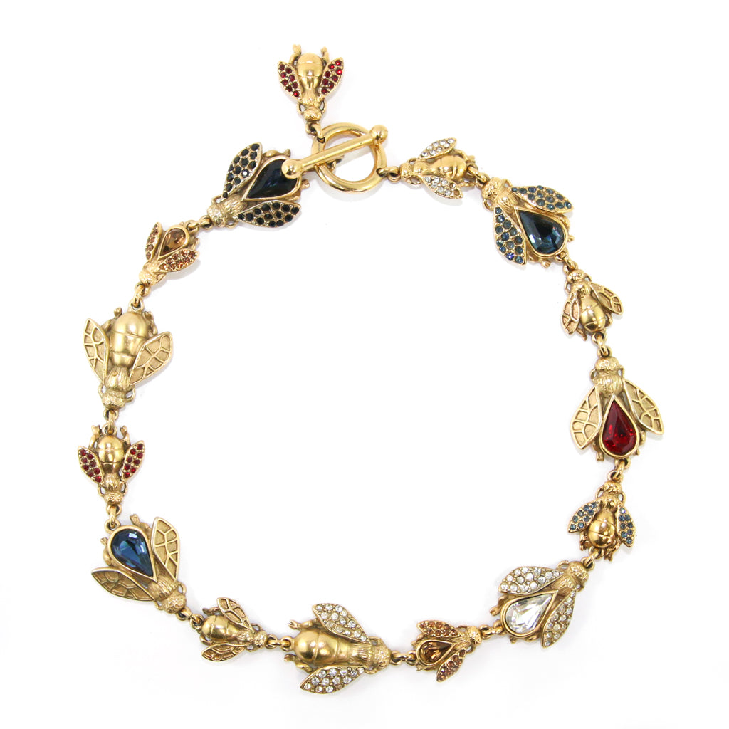Limited Edition Christian Dior Vintage Bee Necklace c.1940s
