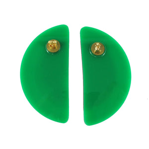 HQM Contemporary Acrylic Pop Art Watermelon Earrings- (Pierced earrings)