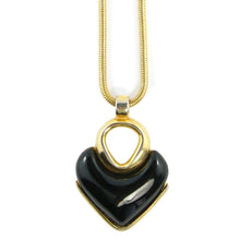 Load image into Gallery viewer, Givenchy Vintage Runway Heart Pendant Necklace c. 1970