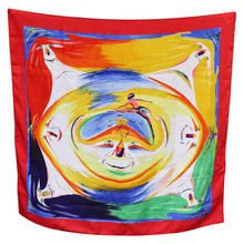 Load image into Gallery viewer, Hermès Smiles in Third Millenary Carre - Scarf designed by I. A. Kwumi Sefedin - 2000