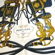 Load image into Gallery viewer, Vintage Hermes Silk Scarf Brides De Gala by Hugo Grygkar