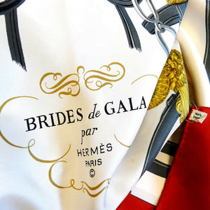 Vintage Hermes Silk Scarf Brides De Gala by Hugo Grygkar