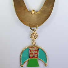 Load image into Gallery viewer, Karl Lagerfeld Vintage Tribal Neckpiece c.1980s