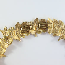 Load image into Gallery viewer, Stunning Vintage Christian Dior Decadent Floral Gold Tone Collar Necklace c.1980s