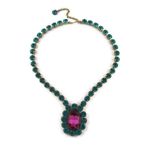 Harlequin Market Crystal Necklace