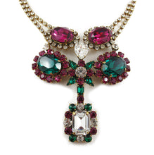 Load image into Gallery viewer, Harlequin Market Crystal Statement Necklace