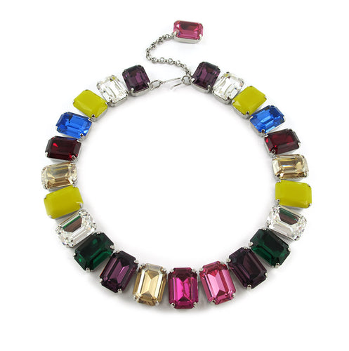 Harlequin Market Crystal Necklace