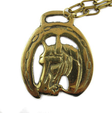 Load image into Gallery viewer, Harlequin Market Vintage Horse Medallion Neck Chain