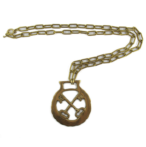 Harlequin Market Vintage Medallion Neck Chain