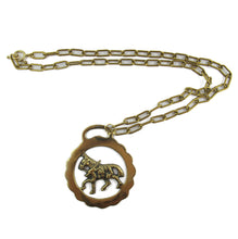 Load image into Gallery viewer, Harlequin Market Vintage Horse Medallion Neck Chain